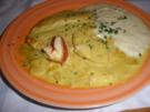 Fleischgerichte - Putenschnitzerl in Apfel - Senf - Soße - Rezept