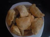 Teigaschen (wie russische Tschebureki) - Rezept