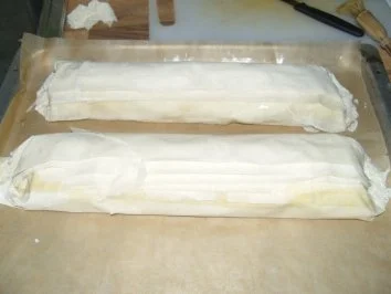 Apfelstrudel mit Vanillesabayon - Rezept - Bild Nr. 3