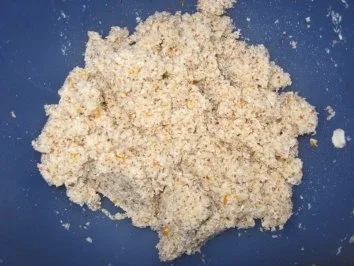 Rezept: Kokos-Orangenmakronen mit Schokolade Bild Nr. 3 Kokos-Orangenmakronen mit Schokolade - Rezept - Bild Nr. 3