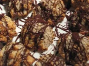 Kokos-Orangenmakronen mit Schokolade - Rezept