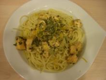 Lachs-Pasta mit Orangen-Thymian-Sauce - Rezept