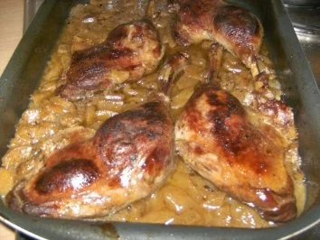 Geflügel/ Wild: Gänsekeulen in Sherry - Rezept - Bild Nr. 4