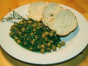 Spinat-Kichererbsen-Pfanne - Rezept