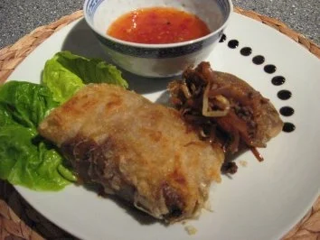 Rezept: Knusprige Frühlingsrollen Knusprige Frühlingsrollen - Rezept