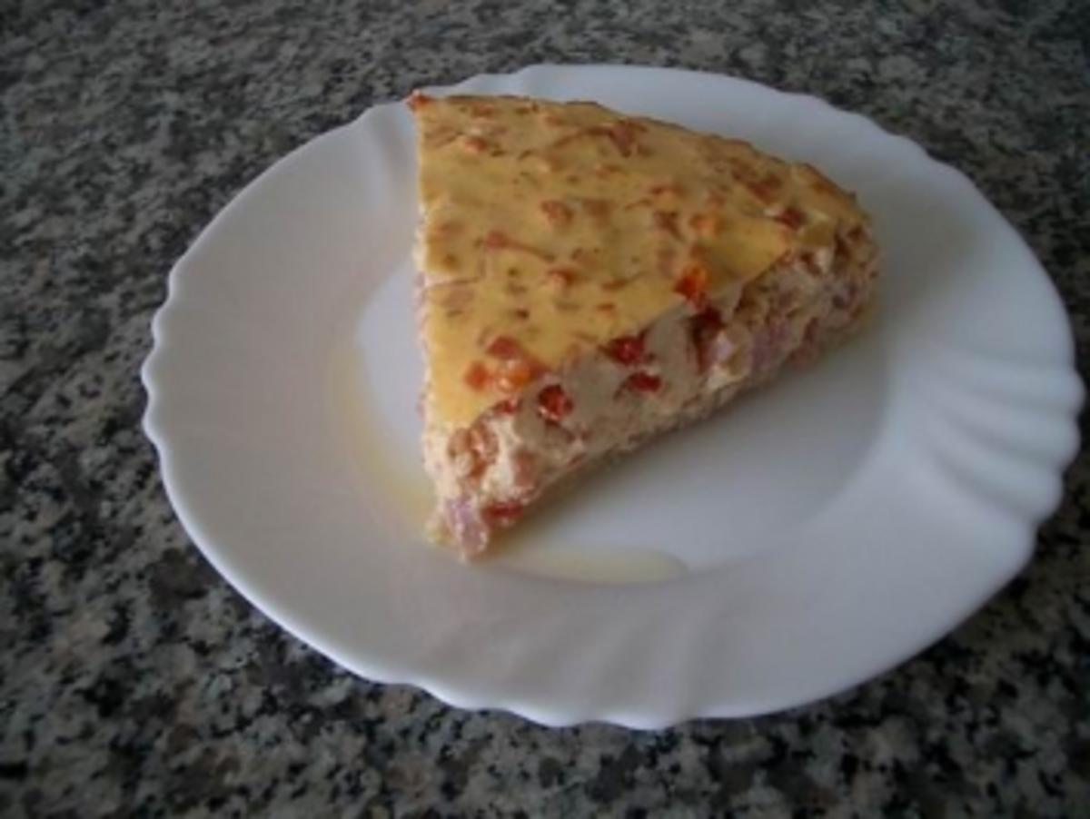 Paprika-Quark-Quiche - Rezept