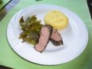 Kräuter-Lammlachse mit Holunder-/Rotweinsoße - Rezept