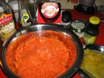 Rezept: fruchtiger Möhrensalat Bild Nr. 3 fruchtiger Möhrensalat - Rezept - Bild Nr. 3