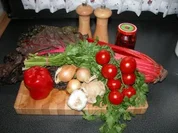 Mangold nach mediterraner Art - Rezept