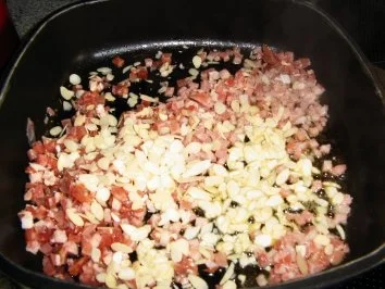 Rezept: Rosenkohl mit Schinken und Mandeln Bild Nr. 3 Rosenkohl mit Schinken und Mandeln - Rezept - Bild Nr. 3