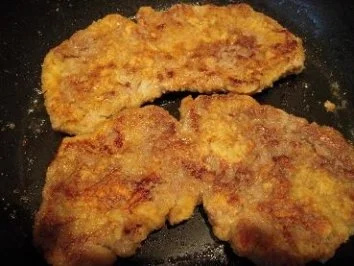 Rezept: Wiener Schnitzel Bild Nr. 3 Wiener Schnitzel - Rezept - Bild Nr. 3