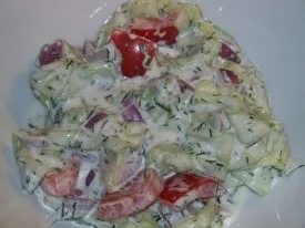 Rezept: Gurkensalat - einfache Art Gurkensalat - einfache Art - Rezept
