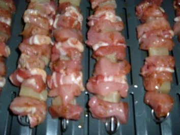 Grillen : Schaschlik-Hawaii - Rezept - Bild Nr. 2