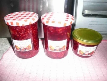 Marmelade -  Kirsche-Himbeer - Rezept