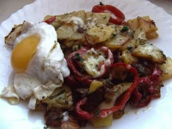 Rezept: Bratkartoffelpfanne Bratkartoffelpfanne - Rezept