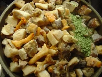 Waidmanns-Heil-Schnitzel mit Waldpilzen... - Rezept - Bild Nr. 4