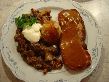 Waidmanns-Heil-Schnitzel mit Waldpilzen... - Rezept