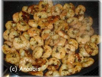 Rezept: Meer - Garnelenpfanne Meer - Garnelenpfanne - Rezept