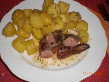 Lammfilet mit Rosmarinkartoffel - Rezept