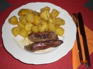 Lammfilet mit Rosmarinkartoffel - Rezept - Bild Nr. 5