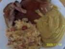 Eisbein mit Sauerkraut und Erbspüree - Rezept