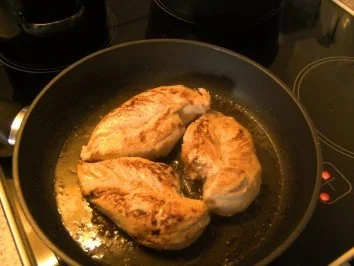 Hähnchen-Brust  in Salbei Butter gebraten - Rezept - Bild Nr. 3