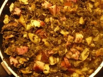 Rezept: Grünkohl aus der Pfanne Grünkohl aus der Pfanne - Rezept