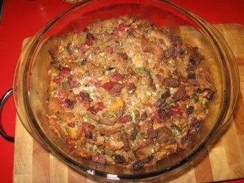 Schwarzbrotauflauf - herzhaft - Rezept