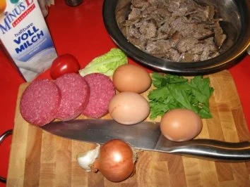 Schwarzbrotauflauf - herzhaft - Rezept - Bild Nr. 4