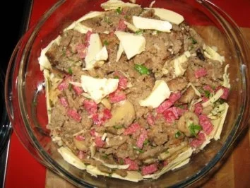 Schwarzbrotauflauf - herzhaft - Rezept - Bild Nr. 8