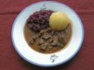 Schwarzbiergulasch - Rezept