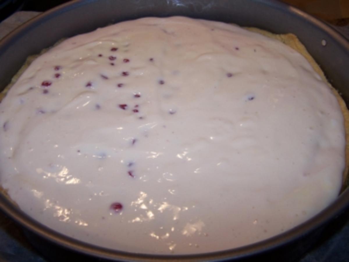 Johannisbeerkuchen mit Quark - Rezept