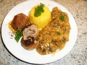 Champignon-Hackbällchen mit Champignonsoße - Rezept