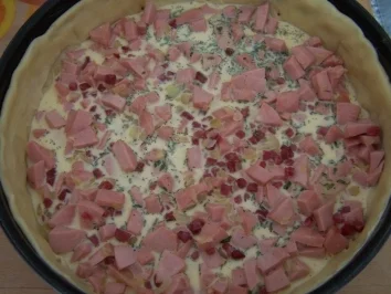 Molschder Lyonerkuchen - Rezept