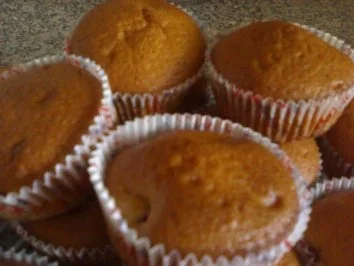 Rezept: Vanillige Kirsch Muffins Bild Nr. 2 Vanillige Kirsch Muffins - Rezept - Bild Nr. 2