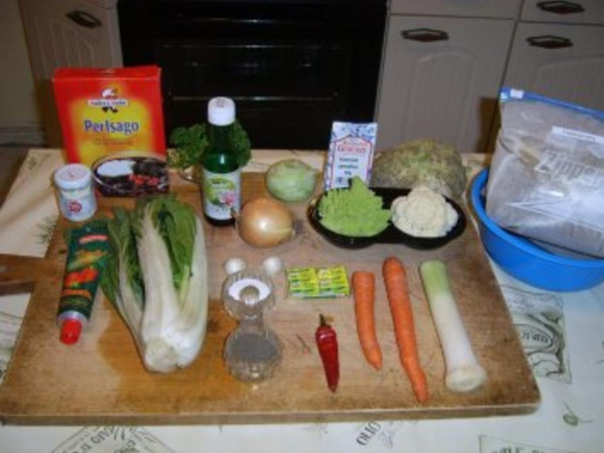 Romanesco Blumenkohl Suppe mit Pak Choi Senfkohl - einfach - von Fw ...