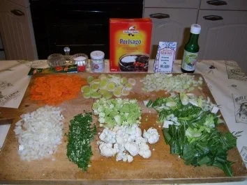 Romanesco-Blumenkohl-Suppe mit Pak Choi Senfkohl - Rezept - Bild Nr. 3