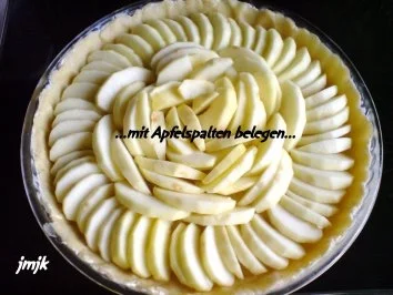 Rezept: Französischer Apfelkuchen Bild Nr. 3 Französischer Apfelkuchen - Rezept - Bild Nr. 3