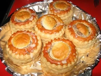 feine Pastetchen mit Gänsebrust u. Champignons - Rezept - Bild Nr. 7