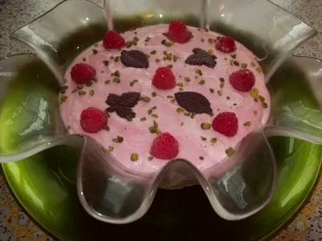 Himbeersahnequark - Rezept