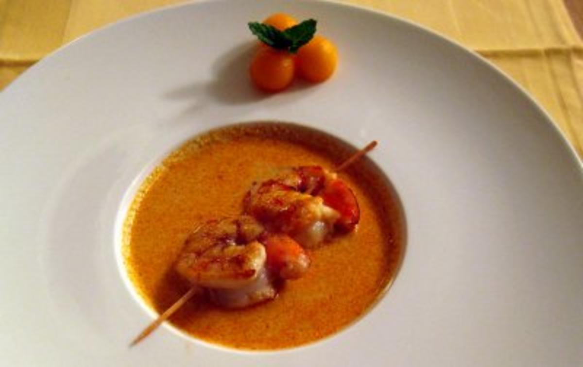 Geeiste Melonensuppe mit Garnelen - Rezept Von Einsendungen Unter
Volldampf