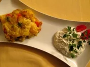 Wupperküchlein – Bratkartoffeln, Paprika und Zwiebeln als "Törtchen" überbacken - Rezept