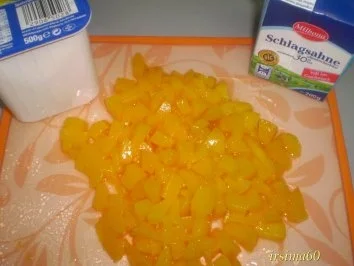 Rezept: Schokoquark mit Pfirsichen Bild Nr. 2 Schokoquark mit Pfirsichen - Rezept - Bild Nr. 2