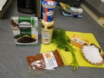 Jakobsmuscheln in Rahmsoße mit Spinat und Pilze - Rezept - Bild Nr. 2