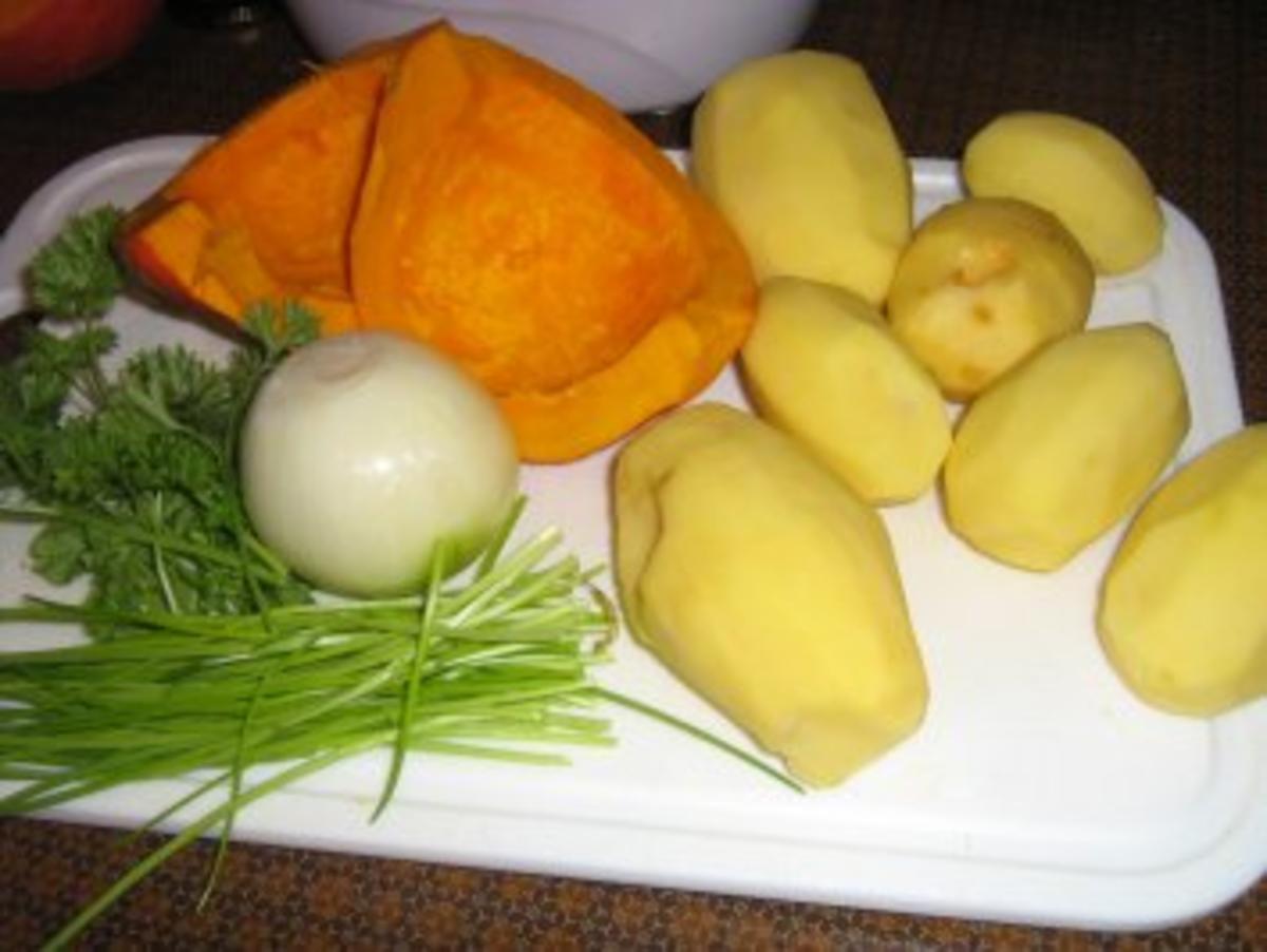 Kartoffel-Kürbis-Puffer mit Apfelmus - Rezept - Bild Nr. 2
