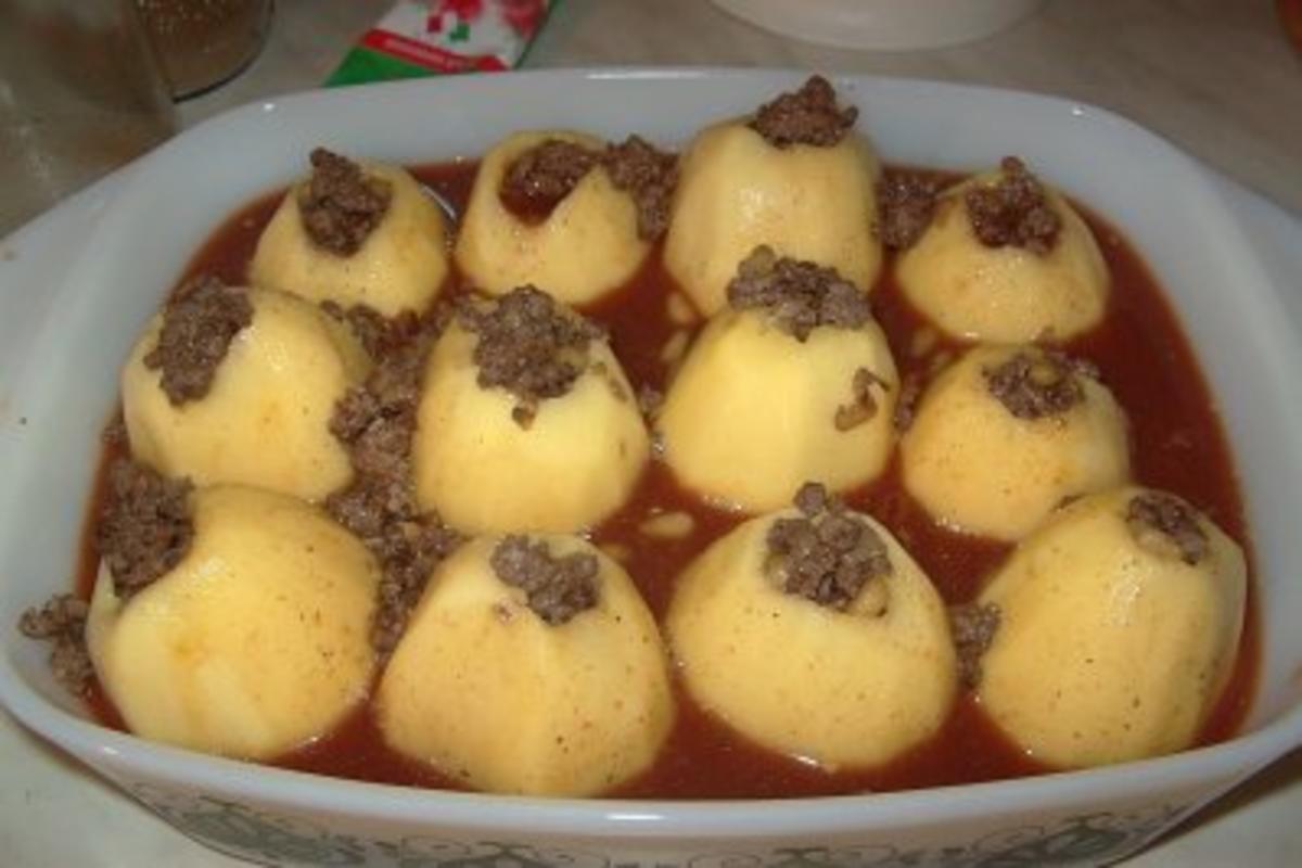 Gefüllte Kartoffeln - Batata Mehschije - Rezept - Bild Nr. 4