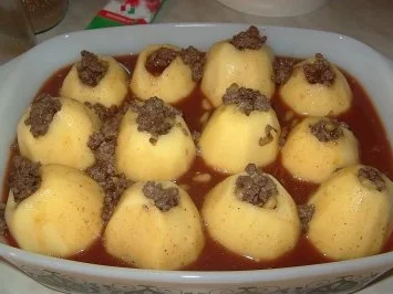 Rezept: Gefüllte Kartoffeln - Batata Mehschije Bild Nr. 4 Gefüllte Kartoffeln - Batata Mehschije - Rezept - Bild Nr. 4
