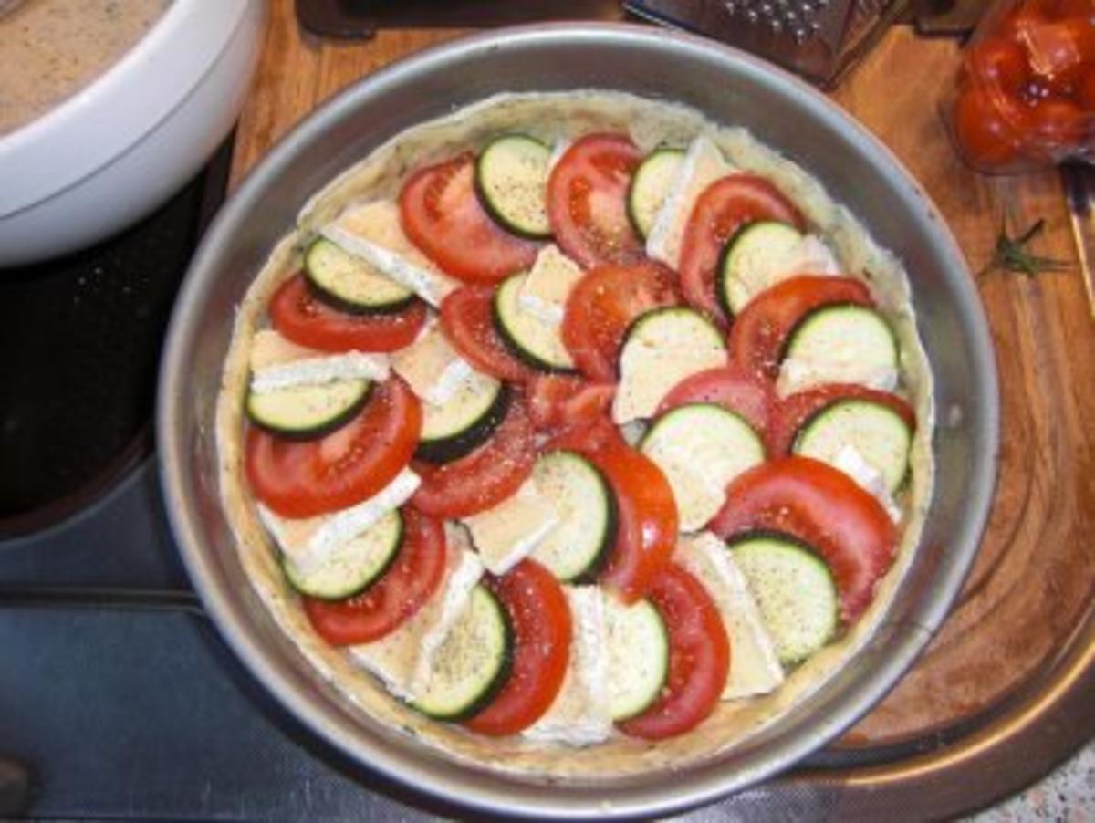 Tomaten-Zucchini Quiche - Rezept - Bild Nr. 4