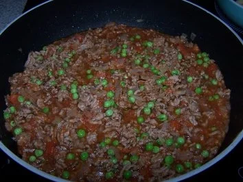 Rezept: Pizza mit Hackfleisch á la Tina Bild Nr. 5 Pizza mit Hackfleisch á la Tina - Rezept - Bild Nr. 5