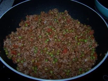 Rezept: Pizza mit Hackfleisch á la Tina Bild Nr. 8 Pizza mit Hackfleisch á la Tina - Rezept - Bild Nr. 8